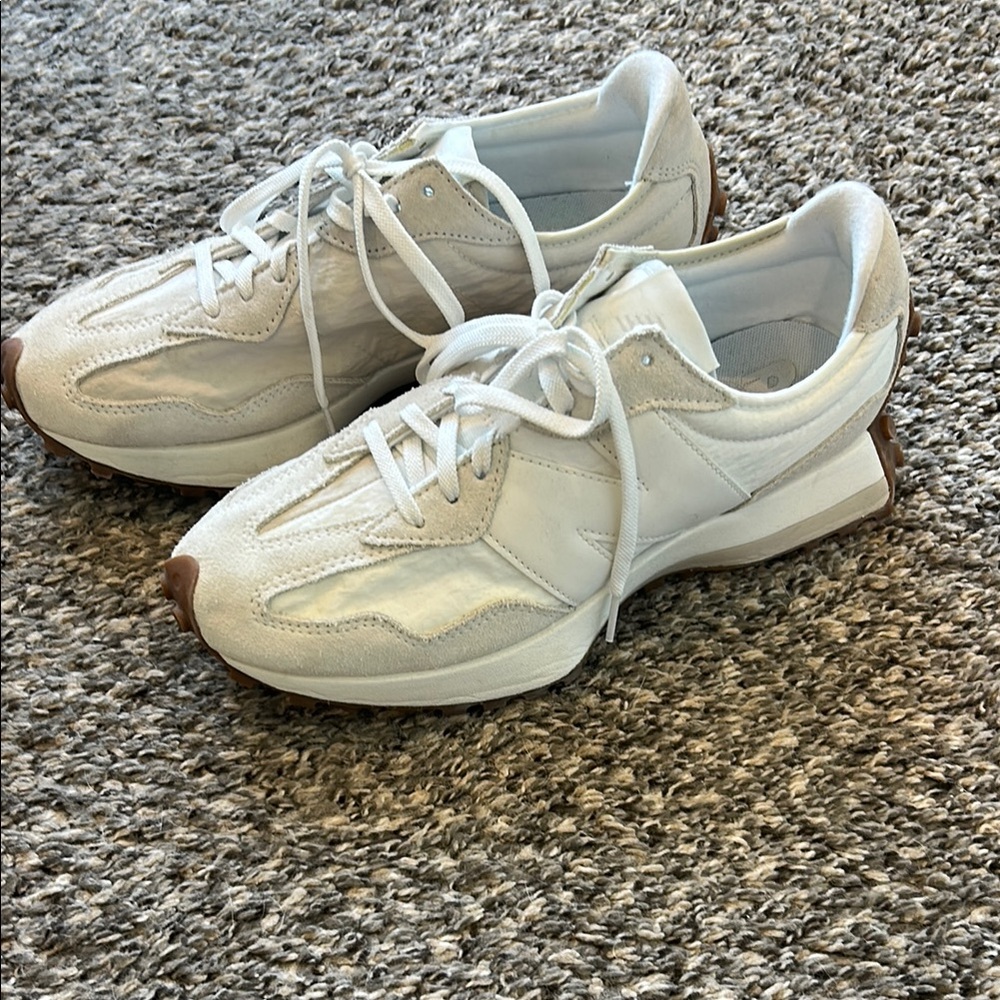 New Balance White Athletic Shoes